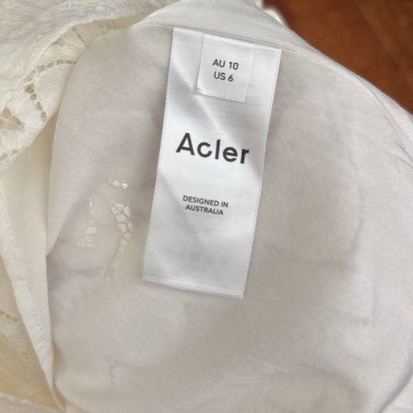 ACLER Stapleton White Lace Dress size 6 - Picture 4 of 5